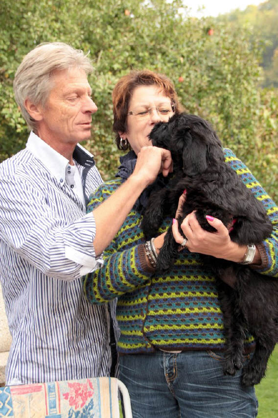 Christina und René mit Floh-Csillag (Stern)